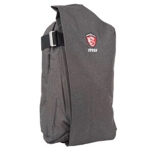 MSI Air gaming backpack laptop padded bag charcoal grey padded partitions travel